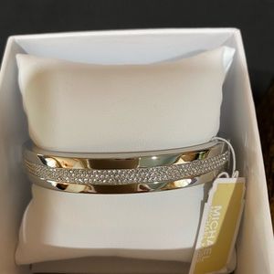 Michael Kors hinged bangle bracelet
